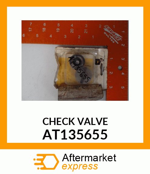 Check Valve - VALVE, RESERVIOR CHECK AT135655