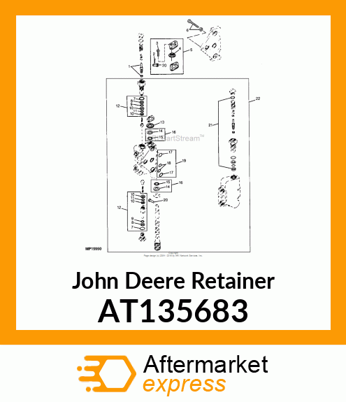 RETAINER, RETAINER SEAL KIT AT135683