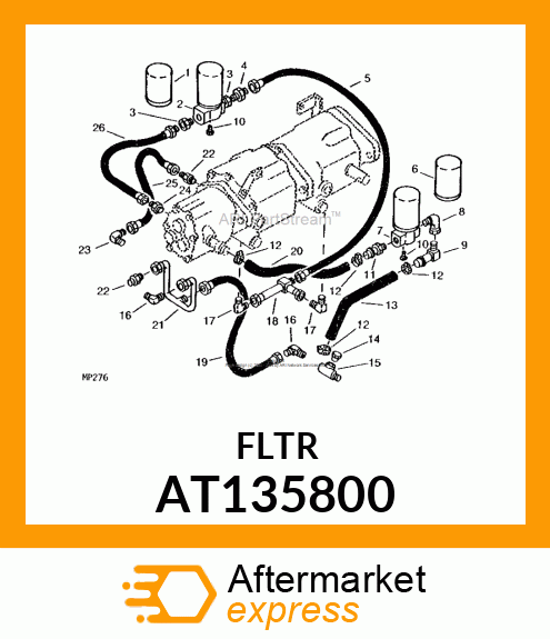 TRANSMISSION OIL FILTER AT135800