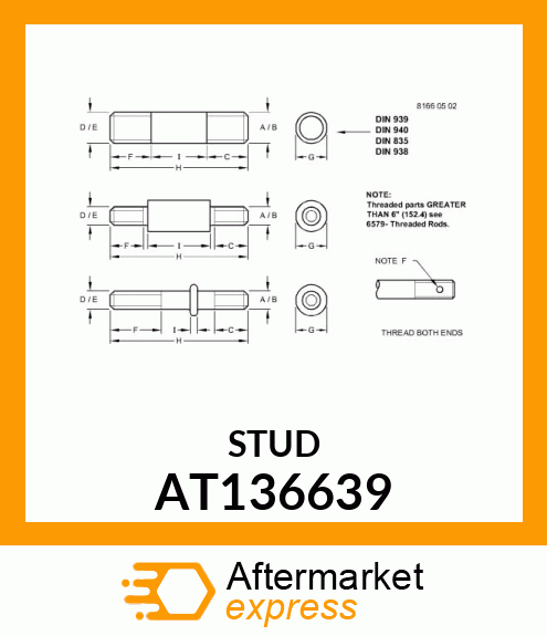 BOLT AT136639