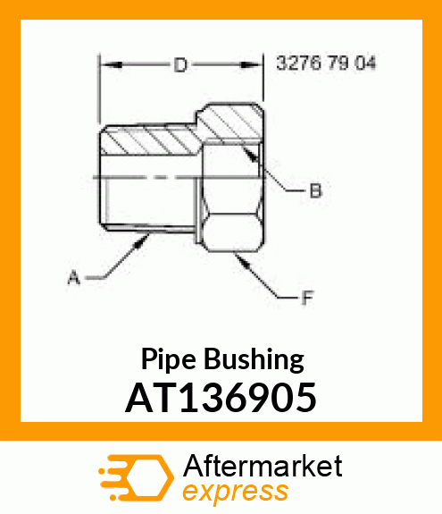 Pipe Bushing AT136905