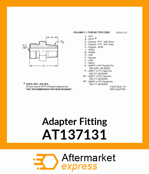 Adapter Fitting AT137131