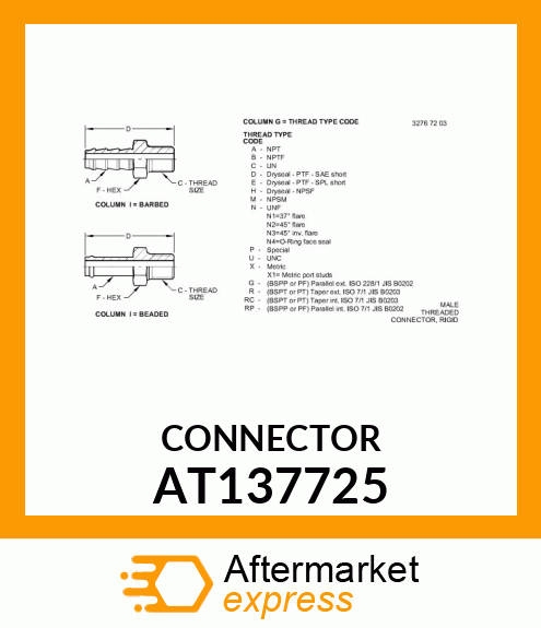 CONNECTOR AT137725