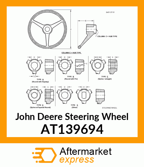 WHEEL STEERING AT139694