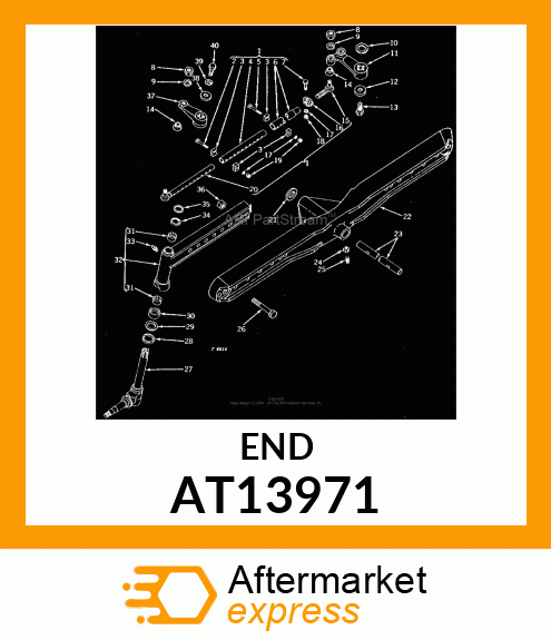 END ,TIE ROD AT13971