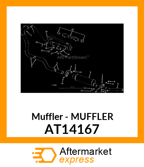 Muffler - MUFFLER AT14167