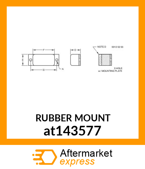 BUMPER (RUBBER STOP) (RUBBER STOP) at143577