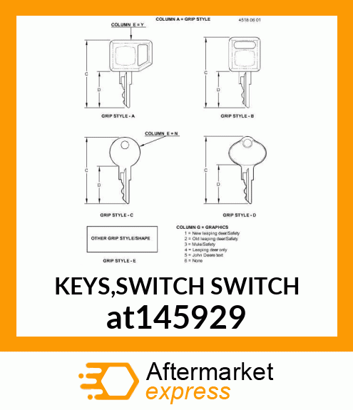 KEYS,SWITCH SWITCH at145929