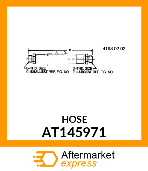 HOSE,FUEL AT145971