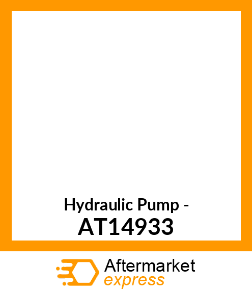 Hydraulic Pump - AT14933