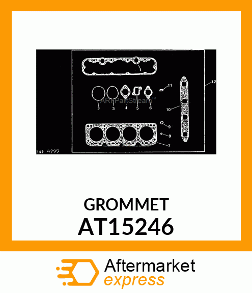 SEAL ,VALVE GUIDE AT15246