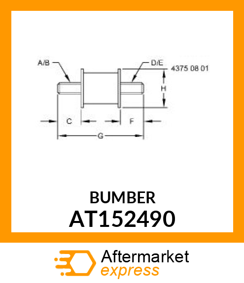 RUBBER,CUSHION AT152490