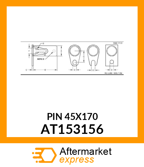 PIN(45X170) AT153156