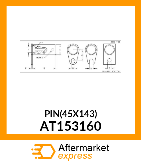 PIN(45X143) AT153160