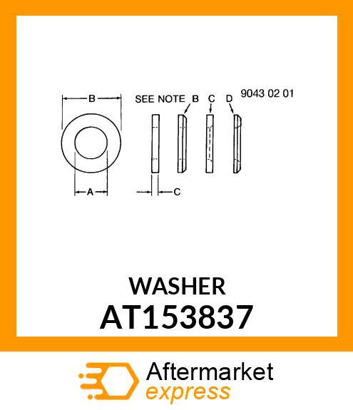 WASHER AT153837