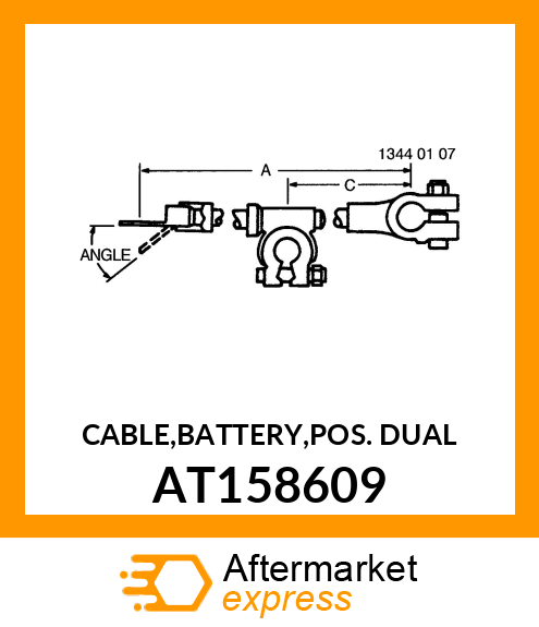 CABLE,BATTERY,POS. DUAL AT158609