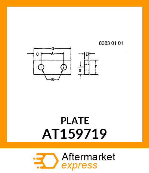 PLATE AT159719