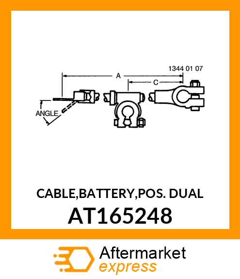 CABLE,BATTERY,POS. DUAL AT165248