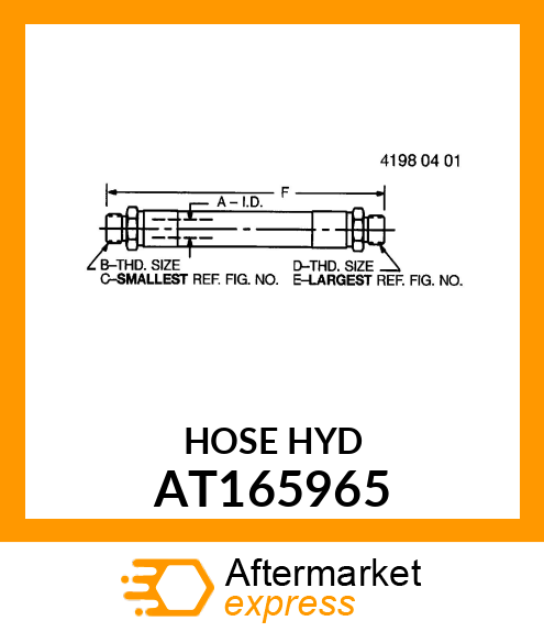 HOSE HYD AT165965