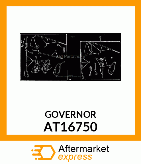 Governor - GOVERNOR (Part is Obsolete) AT16750