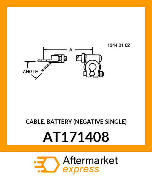 CABLE, BATTERY (NEGATIVE SINGLE) AT171408