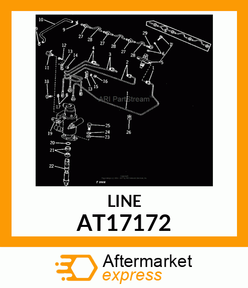 Line Number 3 Fuel Injecti AT17172