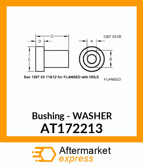 Bushing - WASHER AT172213