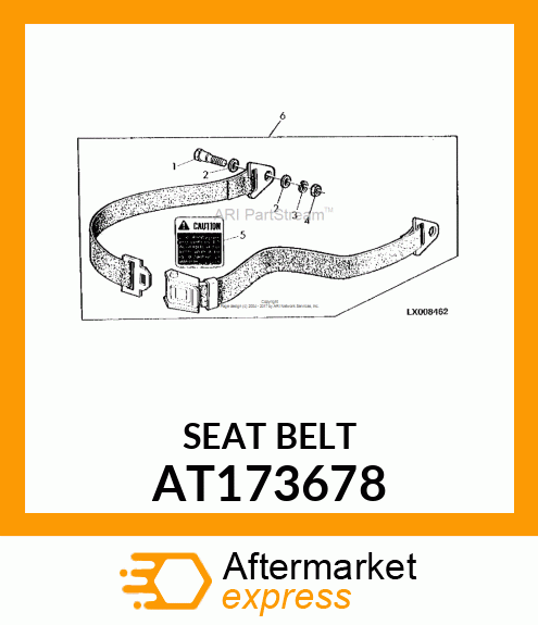 BELT, 3 SEAT AT173678