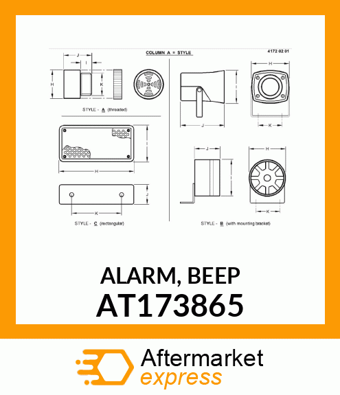 ALARM, BEEP AT173865