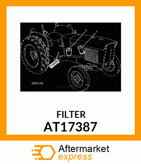 ELEMENT DE FILTRE A FUEL AT17387