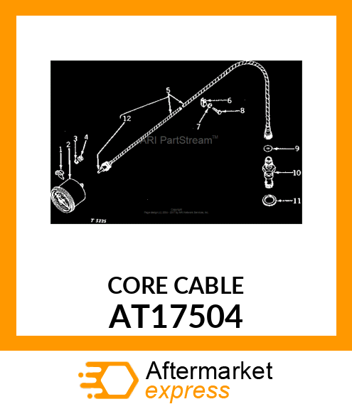 CORE,CABLE AT17504