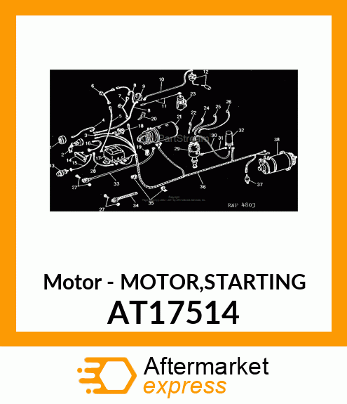 Motor - MOTOR,STARTING AT17514