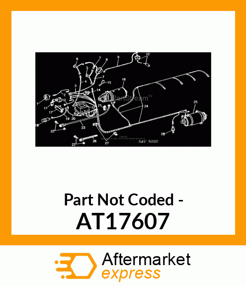 Part Not Coded - AT17607