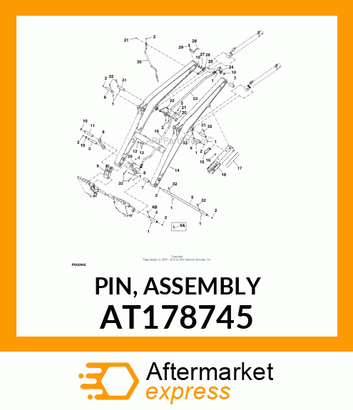 PIN, ASSEMBLY AT178745