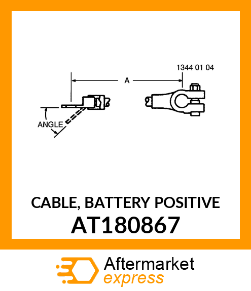 CABLE, BATTERY POSITIVE AT180867