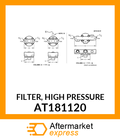 FILTER, HIGH PRESSURE AT181120