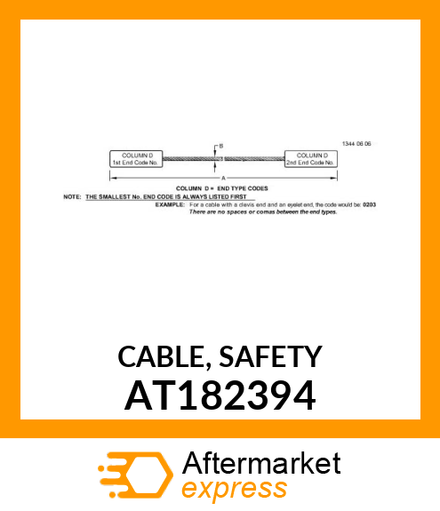 CABLE, SAFETY AT182394