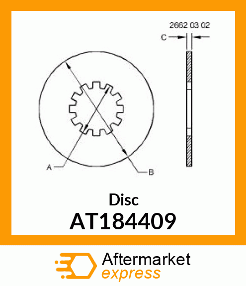 CLUTCH DISK AT184409