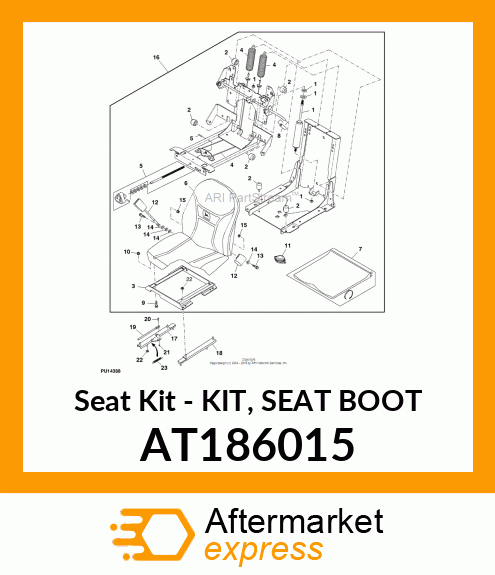 Seat Kit - KIT, SEAT BOOT AT186015