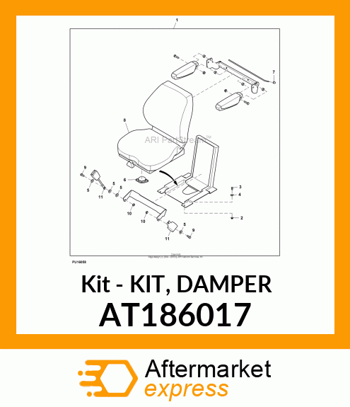 Kit - KIT, DAMPER AT186017