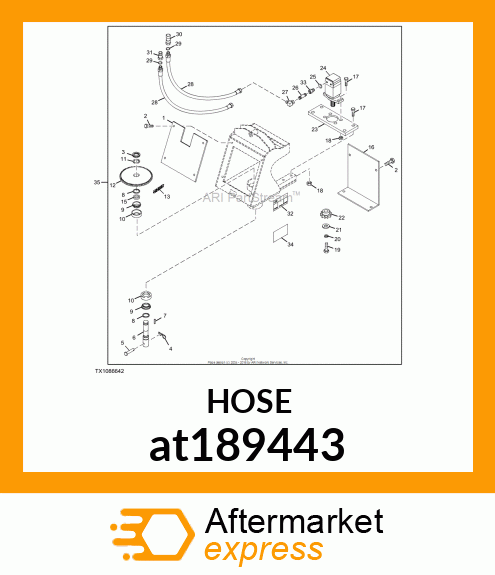 AUGER HOSE COMPACT EXCAVATOR AUGER at189443