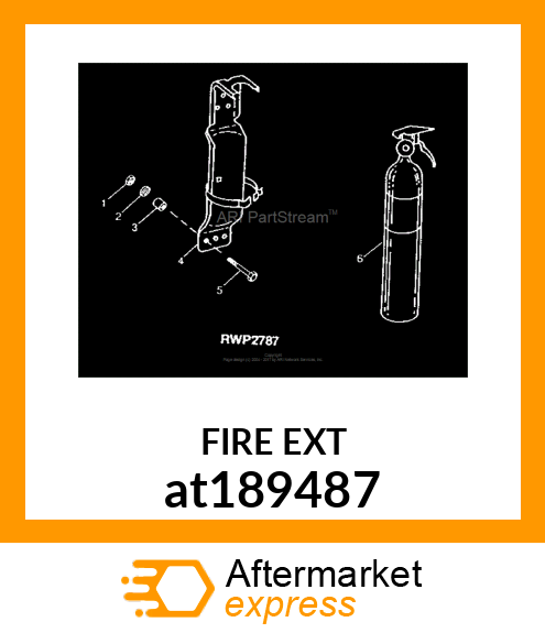 EXTINGUISHER, FIRE, 5 LB 5 LB. at189487