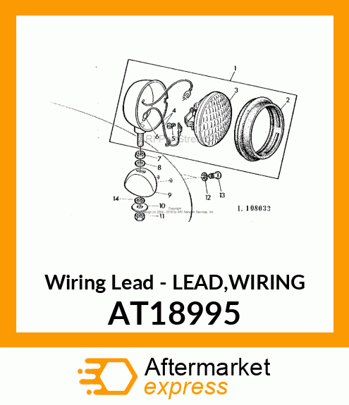 Wiring Lead - LEAD,WIRING AT18995