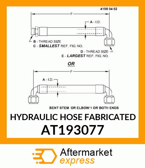 HYDRAULIC HOSE AT193077