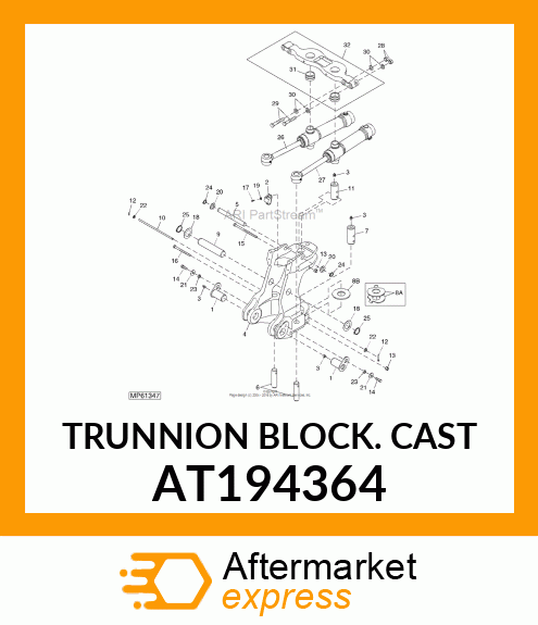 TRUNNION BLOCK (CAST) AT194364