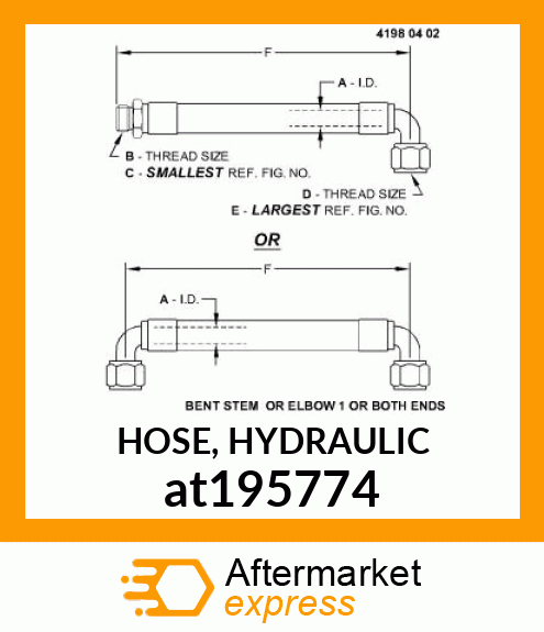 HOSE, HYDRAULIC at195774