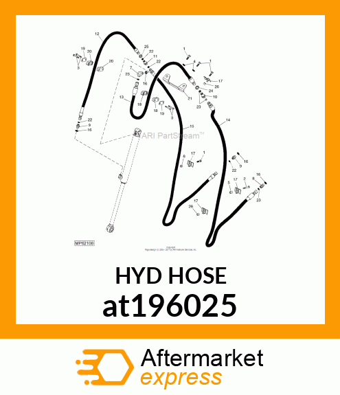 HOSE, HYDRAULIC at196025