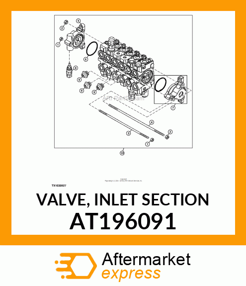 VALVE, INLET SECTION AT196091