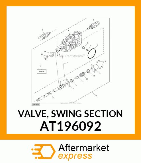 VALVE, SWING SECTION AT196092