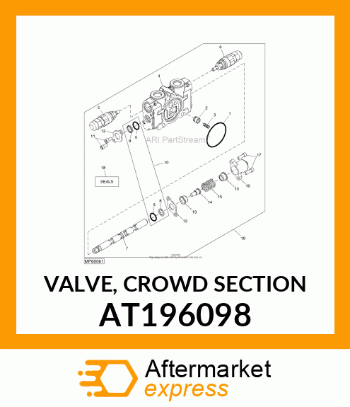 VALVE, CROWD SECTION AT196098